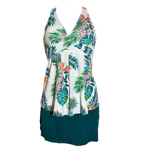 Kim Gravel x Swimsuits For All Twist Fly-Away Top & Skirt Set - Picture 4 of 11